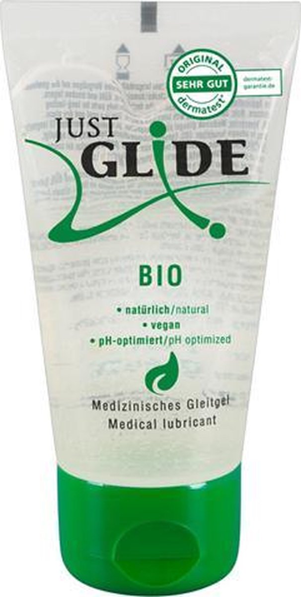 Just Glide Bio Waterbasis Glijmiddel - 50 ml - Drogist - Glijmiddelen