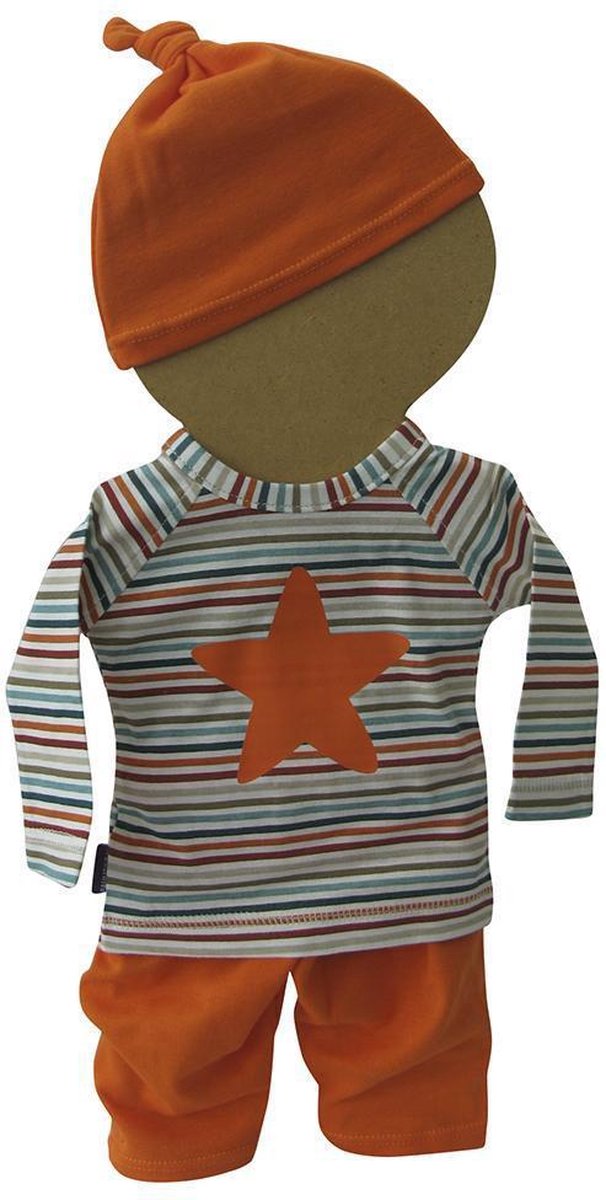 Amelius Unisexkledingset - Oranje / Multicolor - Maat 42