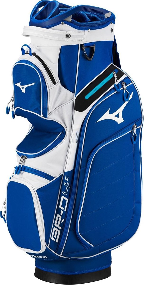 Mizuno BR-D4C Cartbag Staff 2021 - Blauw Wit