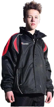 Precision Sportjack Ultimate Rain Jacket Polyester Zwart/rood Maat L