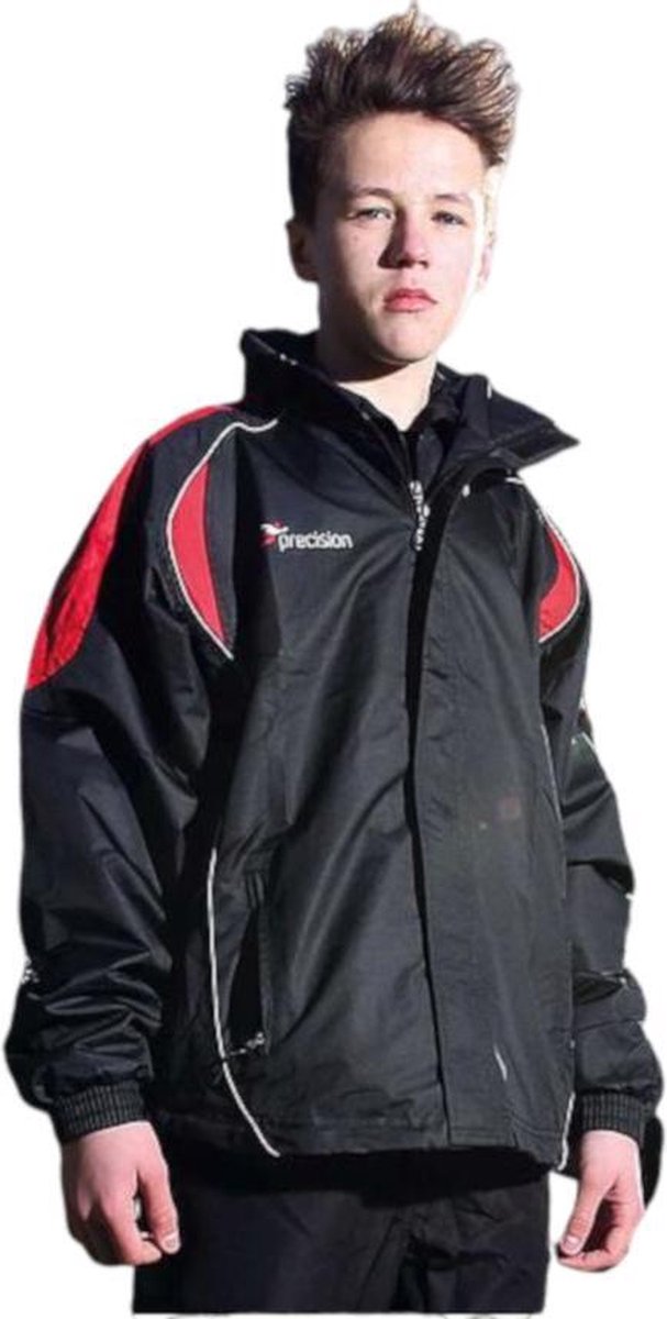 Precision Sportjack Ultimate Rain Jacket Polyester Zwart/rood Maat L