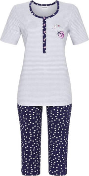 Zilveren Ringella pyjama lieveheersbeestje