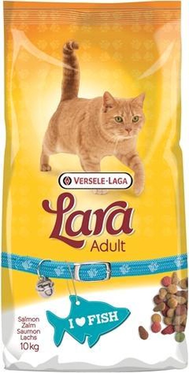 Lara kat adult zalm - 10 kg - 1 stuks
