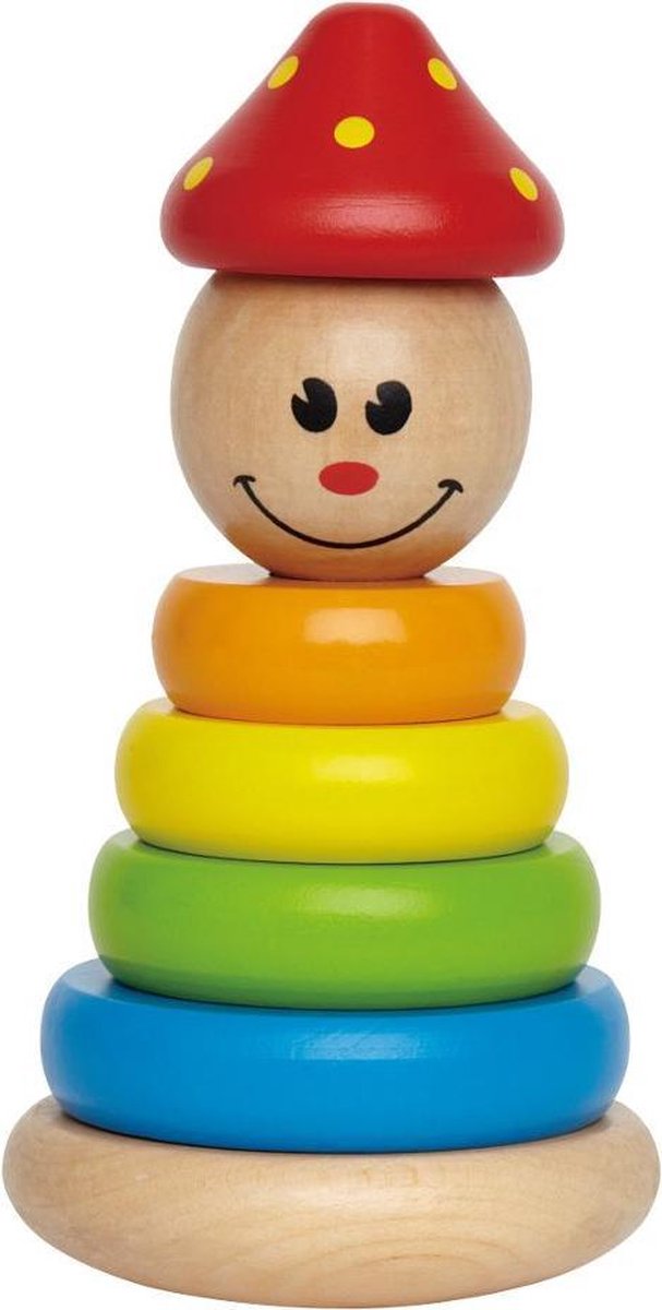 Hape Houten Stapeltoren Clown 16