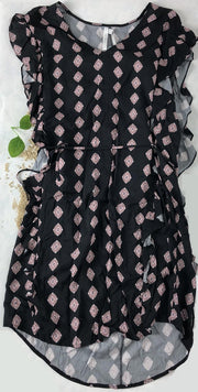 Seafolly Inka Gypsy Diamon Coverup - Playsuit Jumpsuit Jurk Strandjurk Dames Sexy - Zwart Paisley Maat S