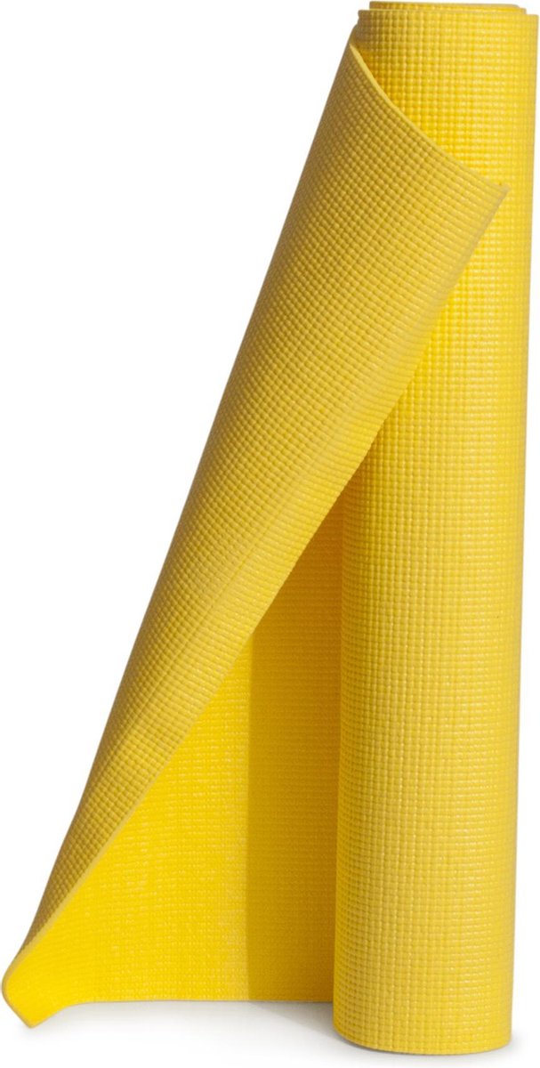 Yogamat - Yogamat gemaakt van schuim - Zacht PVC - Antislip - I-Wannahave - Geel
