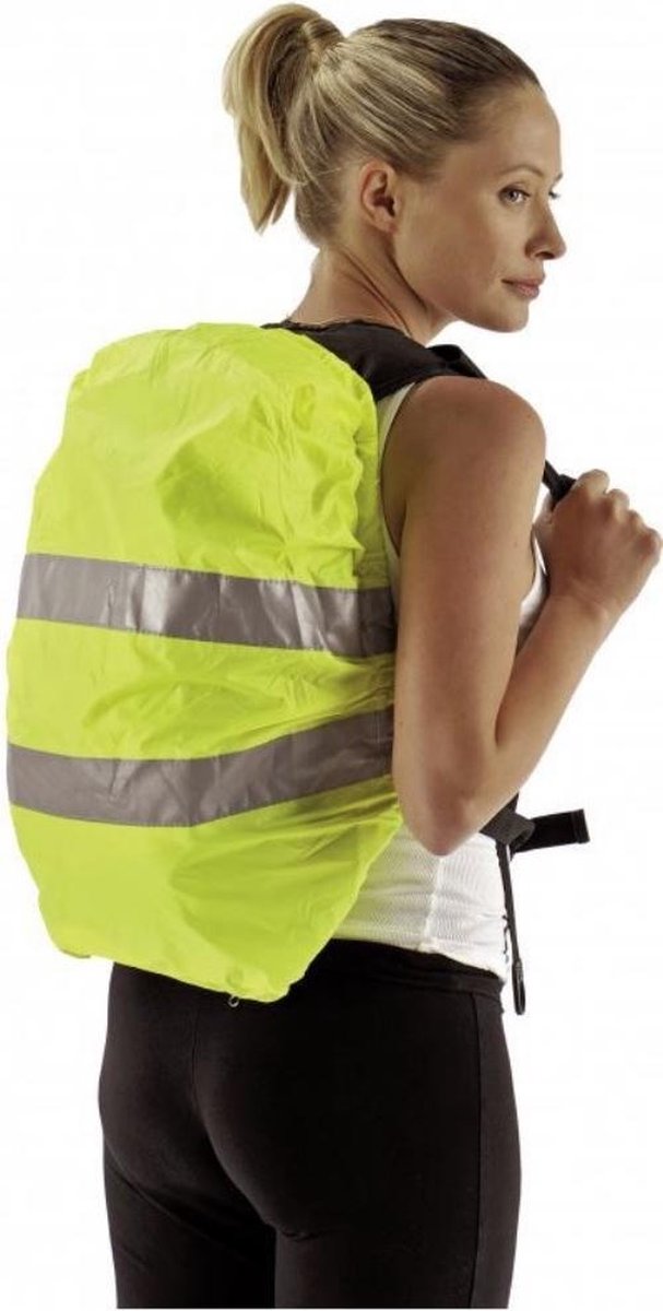 L2s Regenhoes Visicover Reflectie Geel 15/35 L