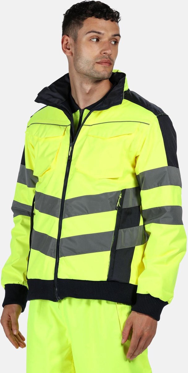 Regatta -HiVs Pro Bomber - Outdoorjas - Mannen - MAAT S - Geel