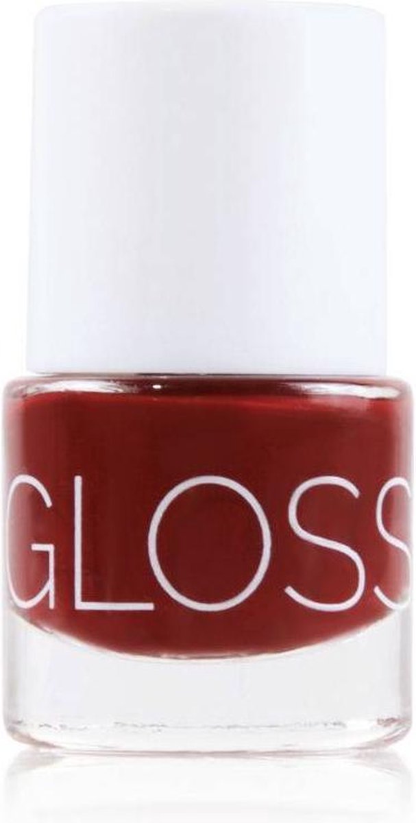 Glossworks Nagellak Aubergine Dream Dames 9 Ml Vegan Donkerrood