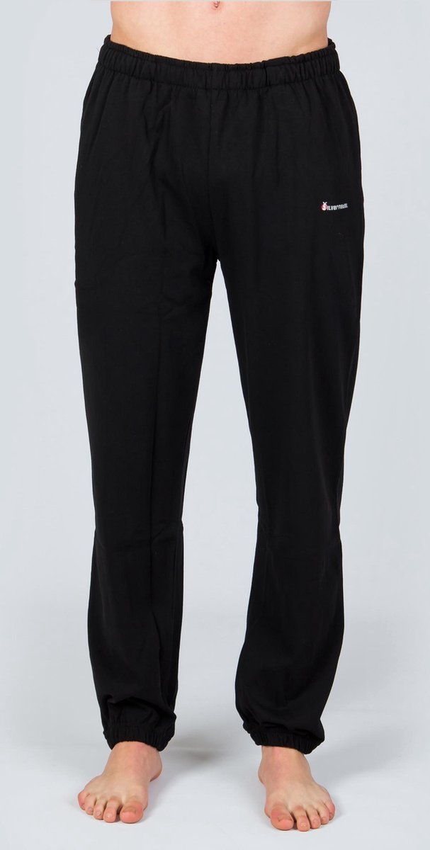 Heren dunne joggingbroek met boord