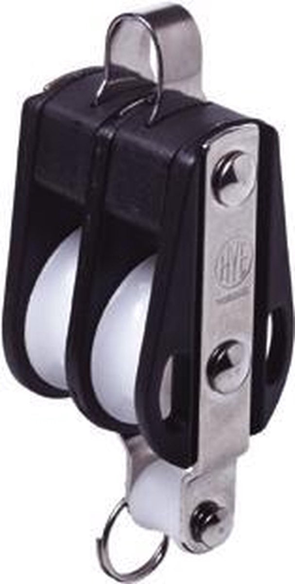 2 schijfs blok 43 mm met Beugel en Hondsvot