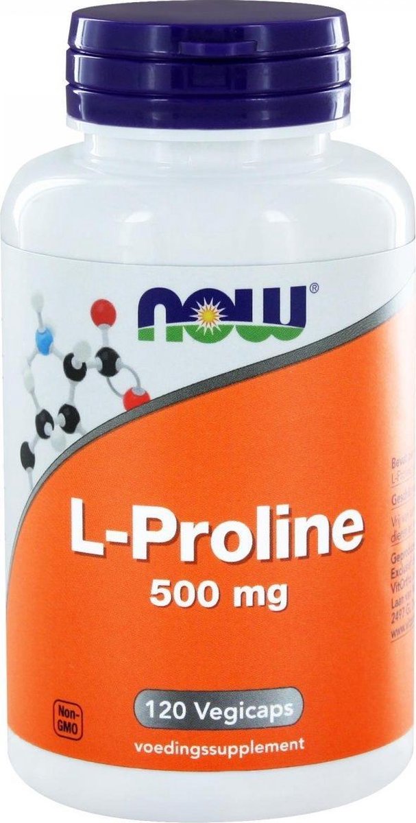 Now L-Proline 500 mg Capsules 120 st