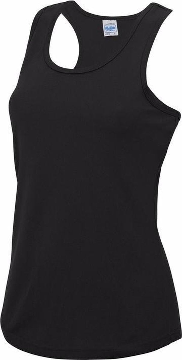 Zwart sport singlet voor dames M (38)
