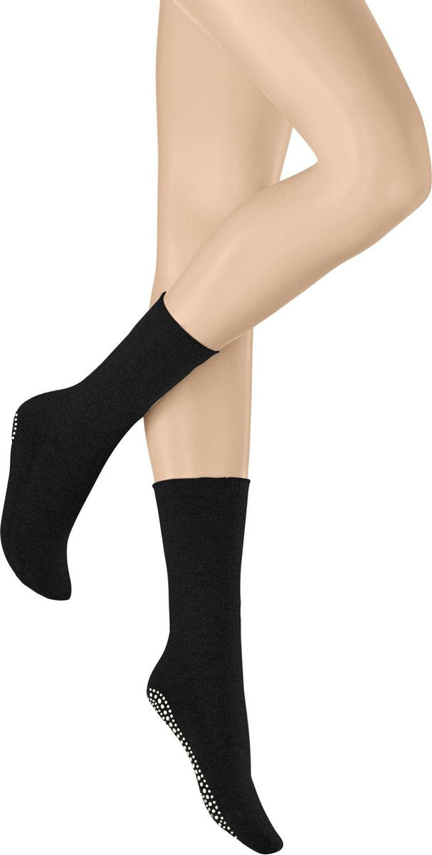 Kunert Homesocks ABS Dames - Zwart - Maat 39-42