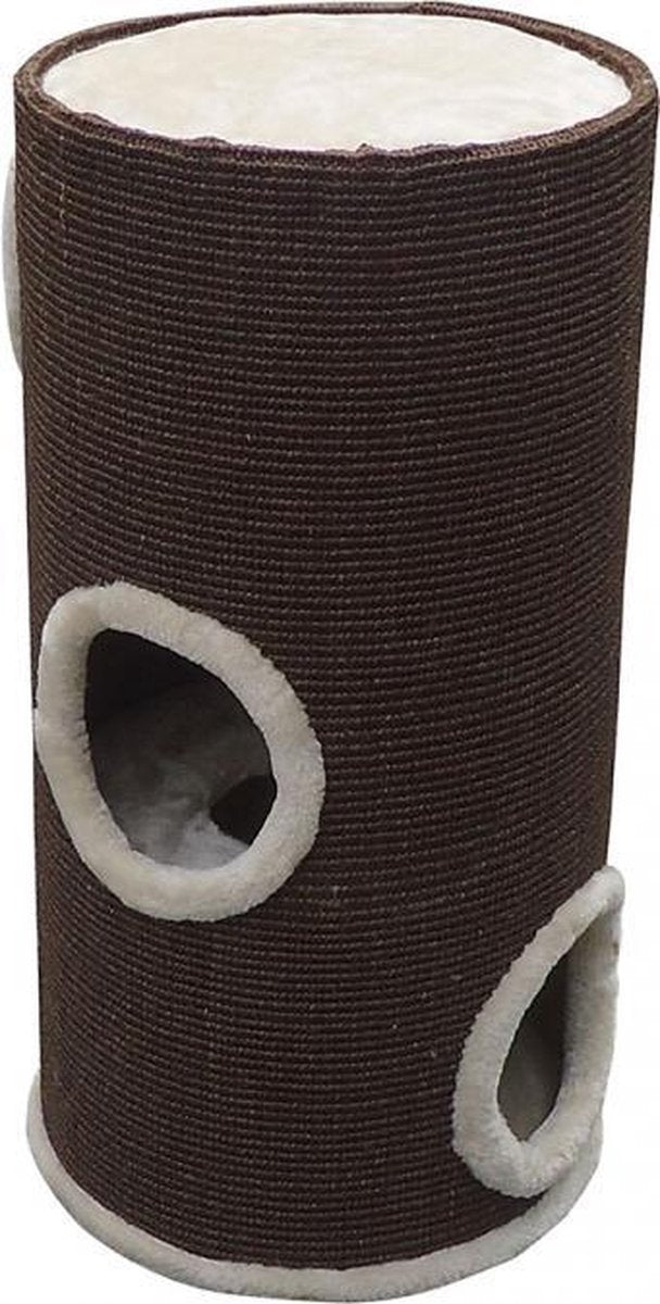 Duvo+ Krabpaal tower Bruin 36x36x70cm