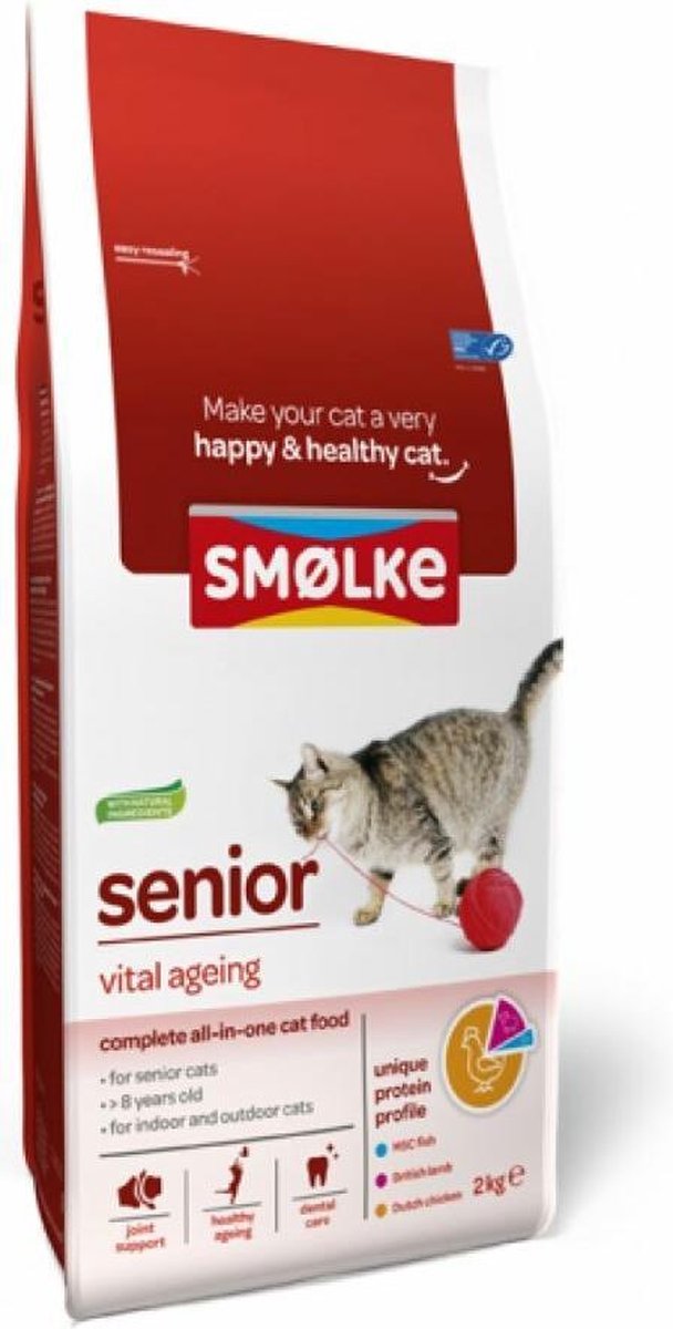 Smolke Cat Senior - Kattenvoer - 4 kg