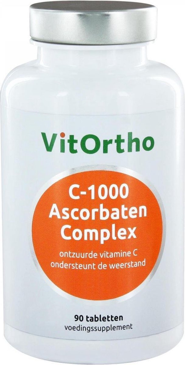 VitOrtho C-1000 Ascorbaten complex - 90 tabletten