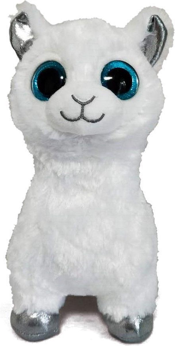 Arditex Knuffeldier Llama Junior Pluche Wit 25 Cm