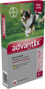 Advantix Spot On 250/1250 10-25 kg - 4 Pipetten