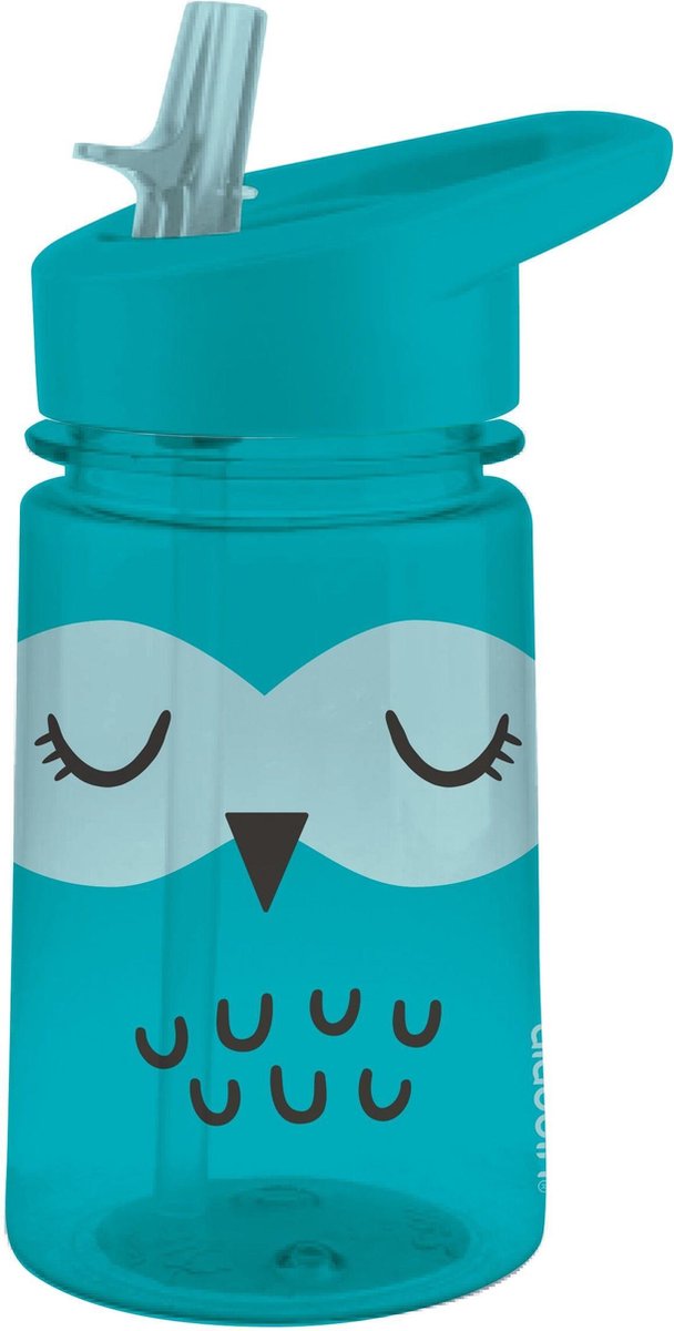 Aladdin Zoo Drinkbeker Flip&Sip Kids - 350 ml - Uil