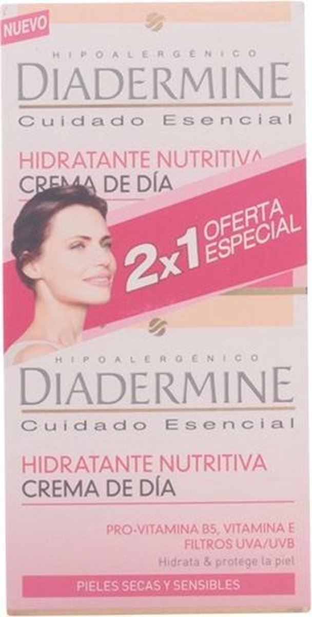 Diadermine Crema Hidratante Nutritiva Dia Ps Lote 2 X 50 Ml