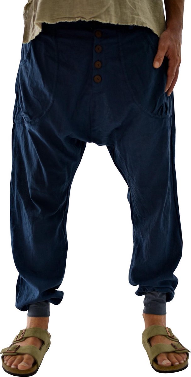 Harembroek heren grijs