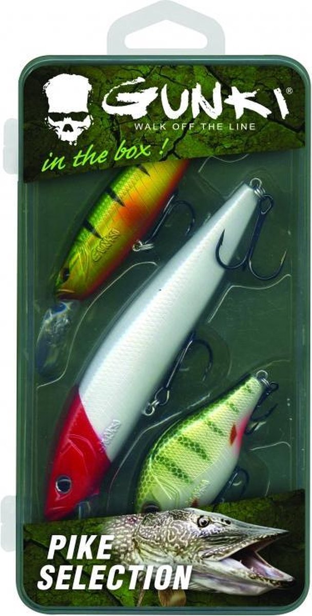 Gunki box snoek pluggen 3 stuks