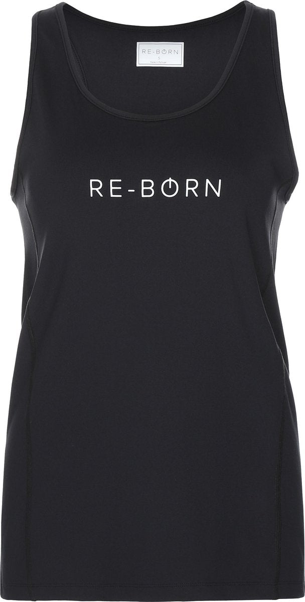 Re-Born Racer Tanktop Dames - Zwart - Maat L