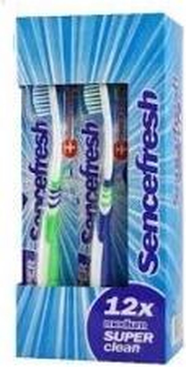 Sencefresh Tandenborstel Medium displ.12
