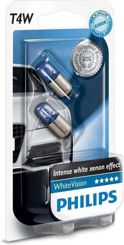Philips Autolampen White Vision T4w 12 Volt 4 Watt 2 Stuks
