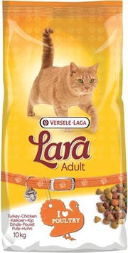 Lara kat adult gevogelte kalkoen/kip - 10 kg - 1 stuks