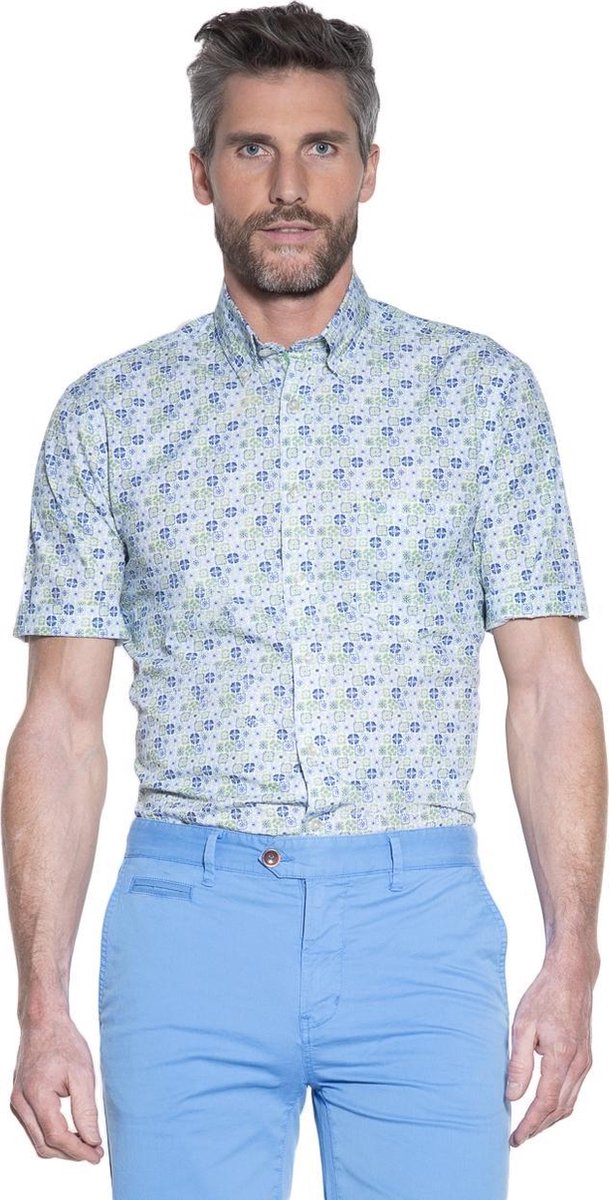 Campbell Classic Casual overhemd korte mouw
