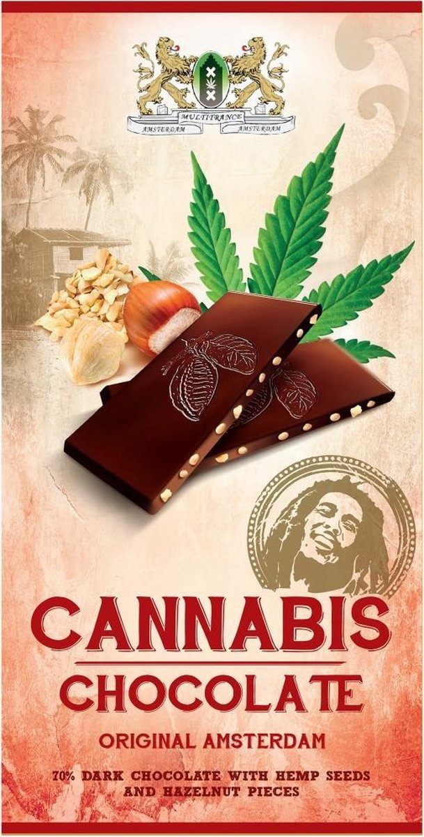 Bob Marley Chocolate - Dark - 80 g - Sweets & Candies