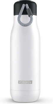 Zoku Hydration Drinkbeker - RVS - 500 ml - Wit