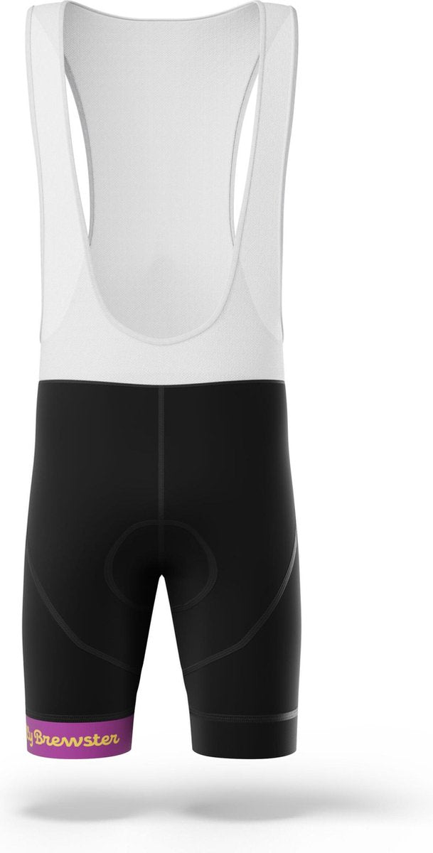 Billy Brewster - Purple Gripper - Bibshorts - Fietsbroek met Zeem Heren - maat L