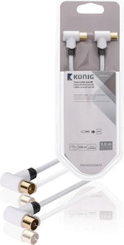 Coax kabel 120 dB coax male haaks - female haaks 3
