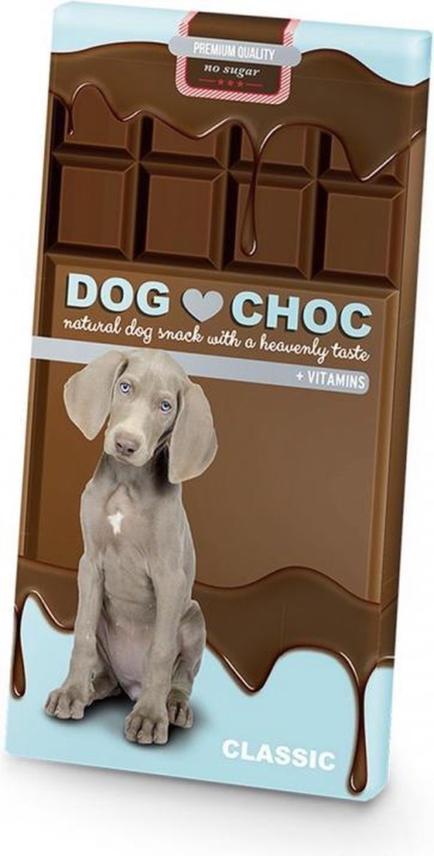 D&D Dog choc classic 100GR