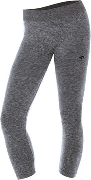Iron-ic Compressiebroek Performance Dames Polyamide Grijs Mt S/m