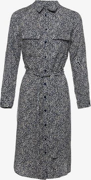 TwoDay dames blousejurk met cheetah print - Blauw - Maat L