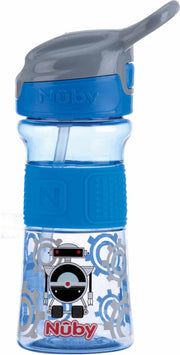 Nûby - Flip-It Drinkfles met Zachte Tuit uit Tritan™ - 360ml - Blauw