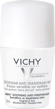 Vichy - Antiperspirant Deodorant 48h roll on for sensitive or depilated skin (Soothing Anti perspirant) 50 ml - 50ml