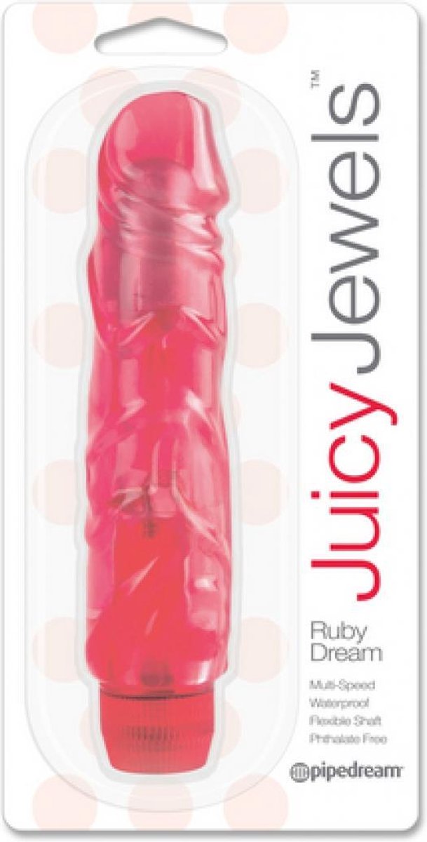 Ruby Dream - Red - Realistic Vibrators - Classic Vibrators