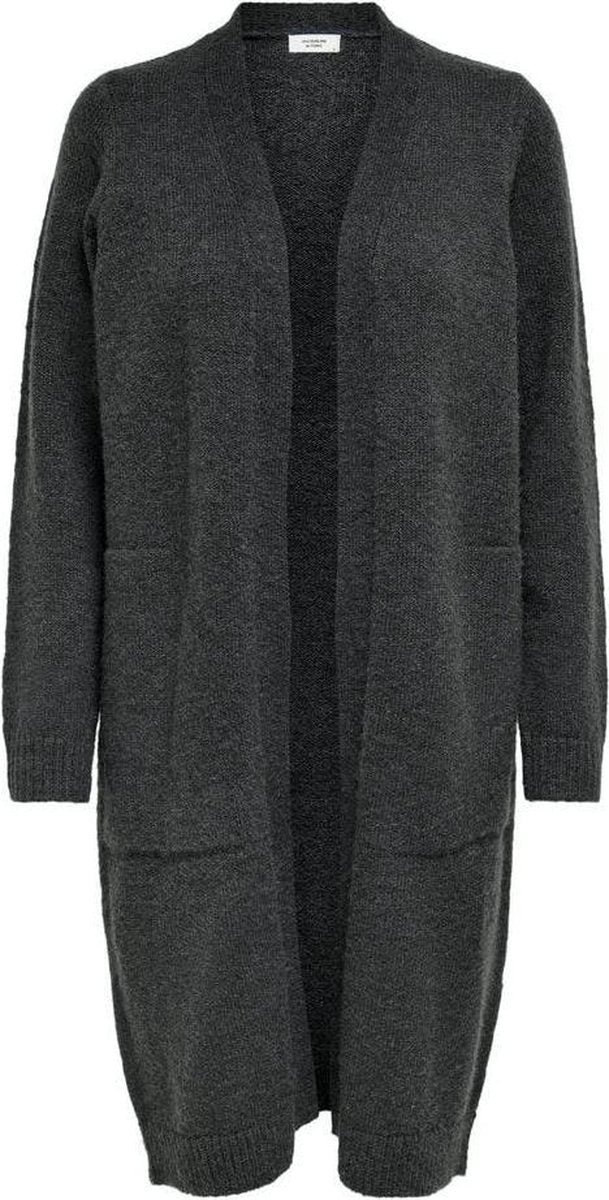 Jdyfirez L/s Long Cardigan Knt 15211715 Dark Grey Melange