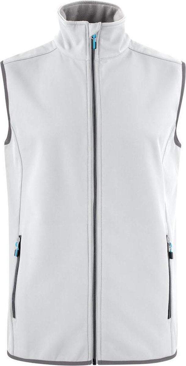 Printer softshell vest Trial man - 2261059 - Wit - maat 5XL