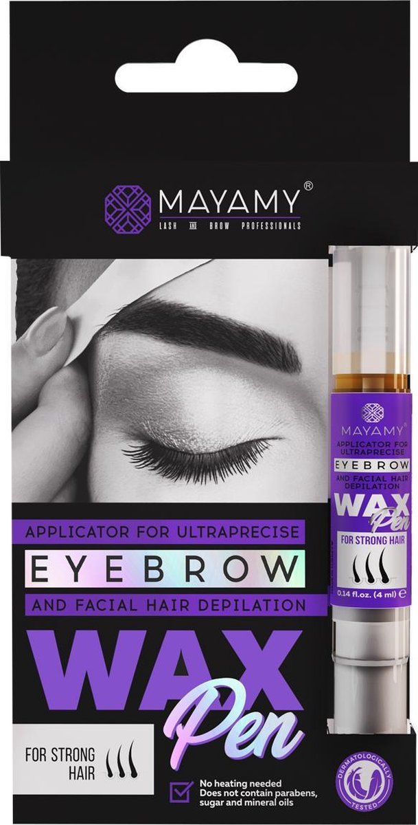 MAYAMY WaxPen Strong | Wax applicator | Ontharing van wenkbrauwen en gezicht | Epilator
