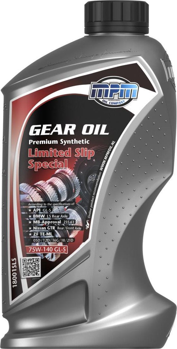 Cardanolie 75w140 limited slip - 1 liter
