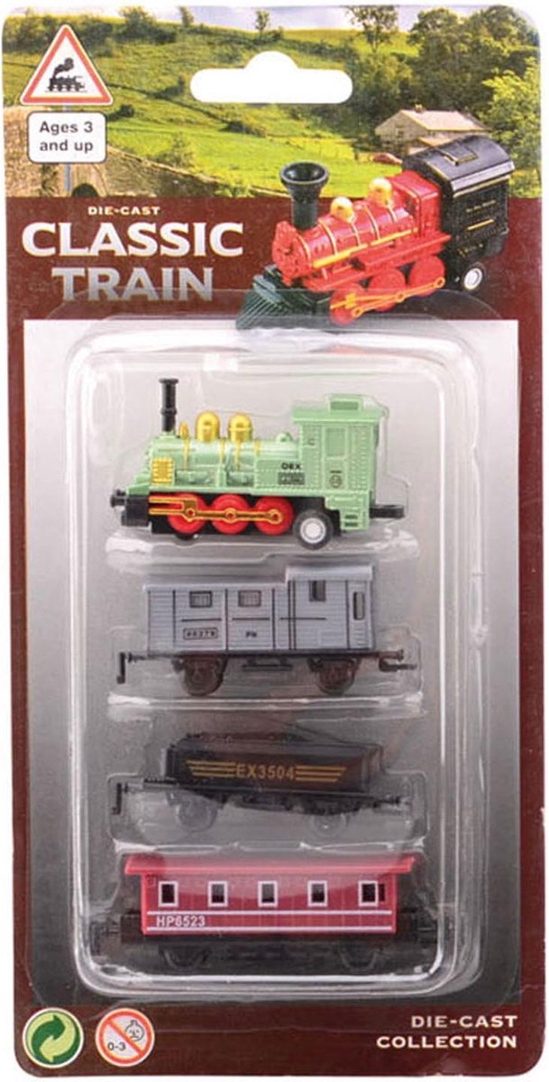 Die-Cast Pullback Locomotief