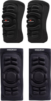 Skate Beschermset Volwassenen - 2-Delig - Elleboogbeschermers - Kniebeschermers - Ademend - One-size - Universeel - Outdoor