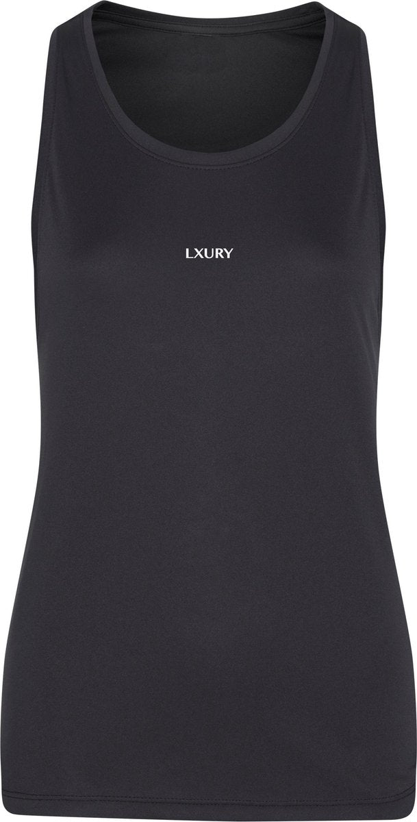 LXURY Dames Smooth Sporttanktop Maat XL - Sporttop - Zwart