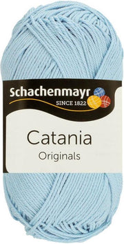 SCHACHENMAYR CATANIA KATOEN - 180. L BLAUW PAK MET 10 BOLLEN a 50 GRAM. INCL. Gratis Digitale vinger haak en brei toerenteller